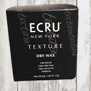 ECRU New York Texture Dry Wax 1.69 oz NIB New in Box Strong Hold Hair Styling